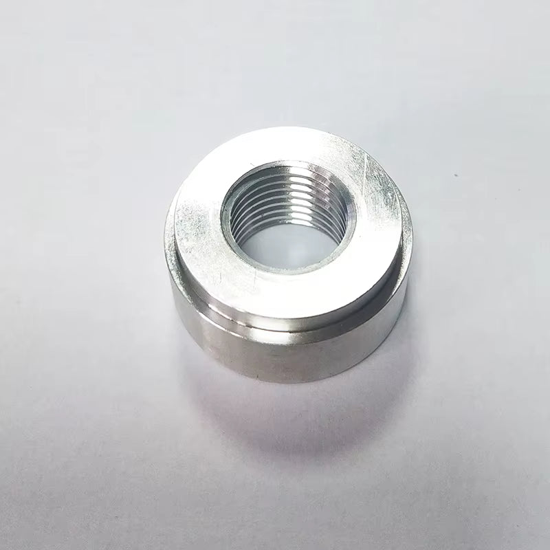1/8 NPT ALUMINUM FEMALE WELD on / WELD in FLANGE FITTING BUNG,LOW PROFILE