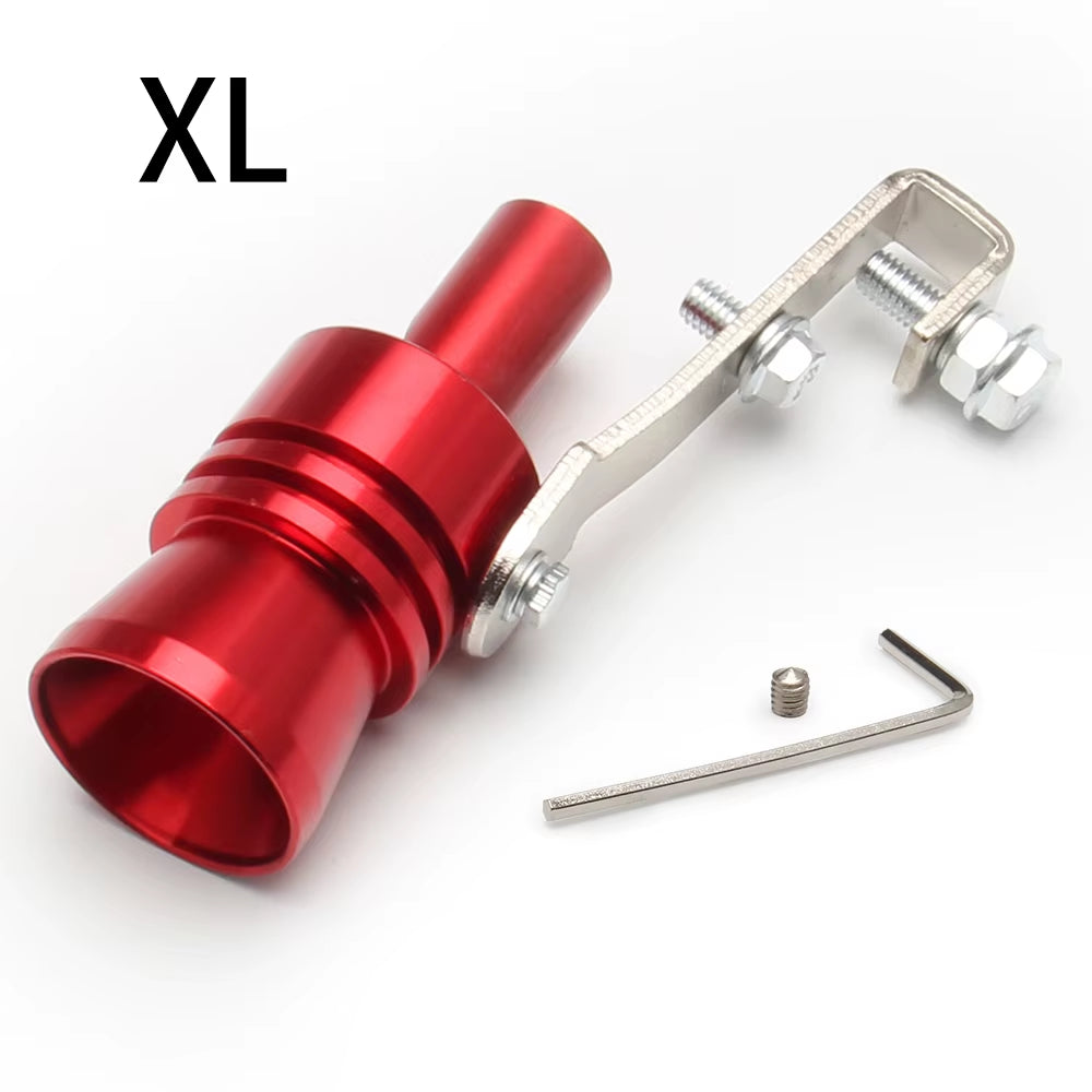 Universal Simulator Whistler Exhaust Fake Turbo Whistle Pipe Sound Muffler Blow off Car Styling Tunning S/M/L/XL