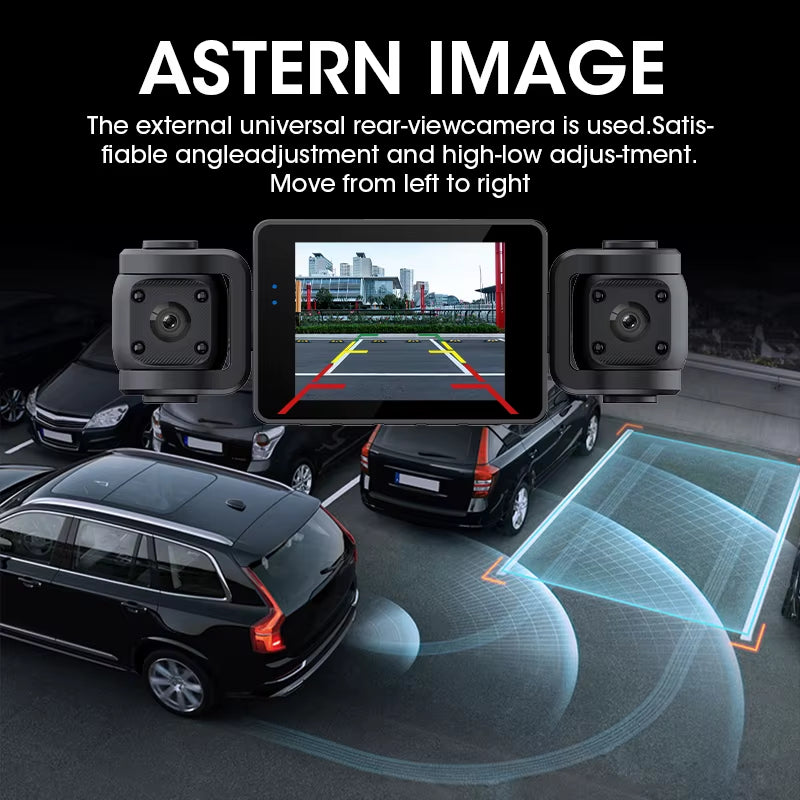 1080P Car DVR 4 Channel Dash Cam for Cars WIFI Video Recorder Night Vision Rear View Camera for Vehicle Remote Control