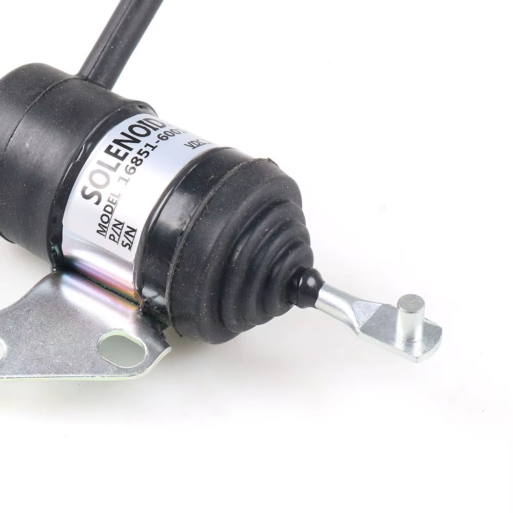 16851-60014 16851-60010 12V Stop Solenoid for Kubota RTV900R RTV900S RTV900T RTV900W Fuel Shutdown Shut off Solenoid