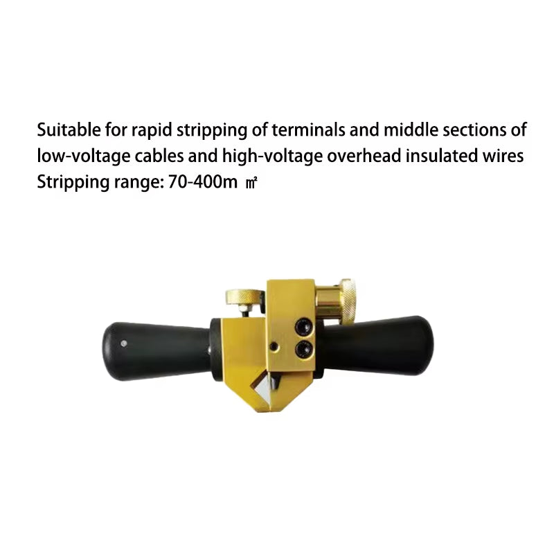 BP-400 Rotary High and Low Voltage Insulated Cable Stripper Cable Insulation Stripping Machine Layer Removal Knife