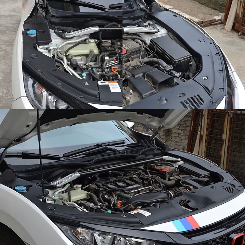 Engine Bay Side Panel Covers Pair-Long Version Replacement for 2016-2019 10TH GEN HONDA CIVIC