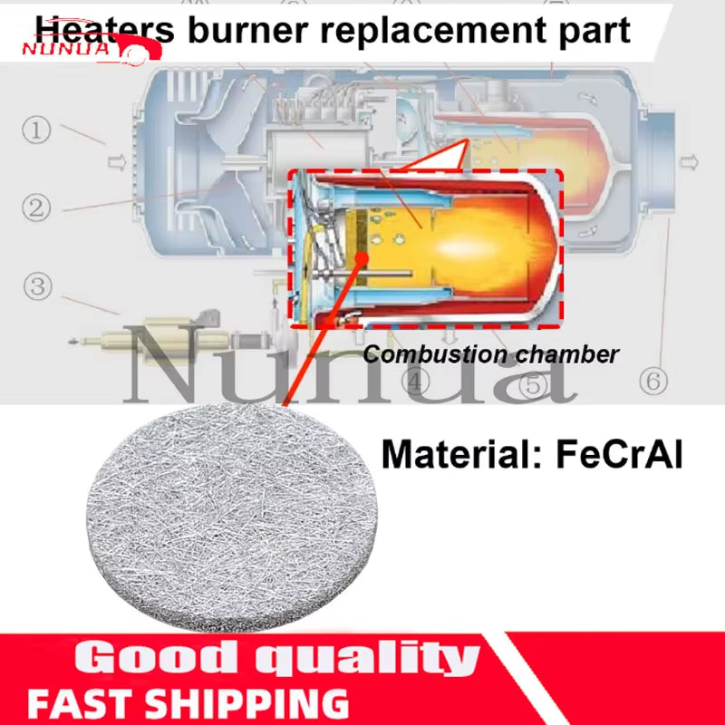 40Mm Heater Burner Mesh 67955A Parking Heater Replacement Parts for Webasto Thermo Top E/C/V E Air Top 3500 / 5000