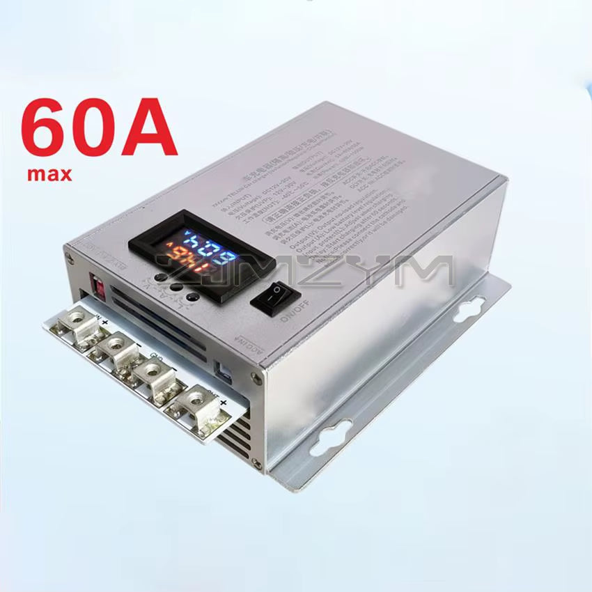 60A Controller Caravan Camper RV Lithium Battery Energy Storage Battery Car Charger Isolator 12V/24V