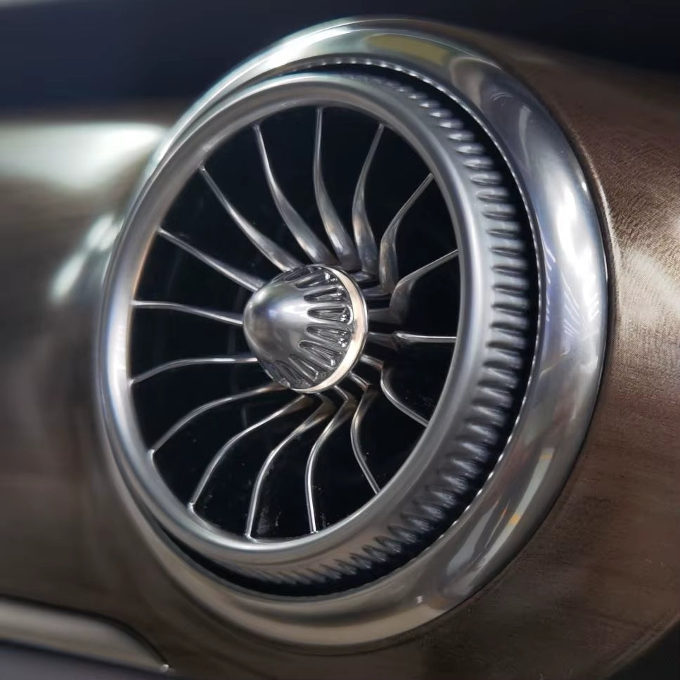 EQS Car LED Front Dashboard Air Condition Vent Outlet Turbo Interior for Mercedes Benz V Class EQV Vito W447 Metris V250 V220