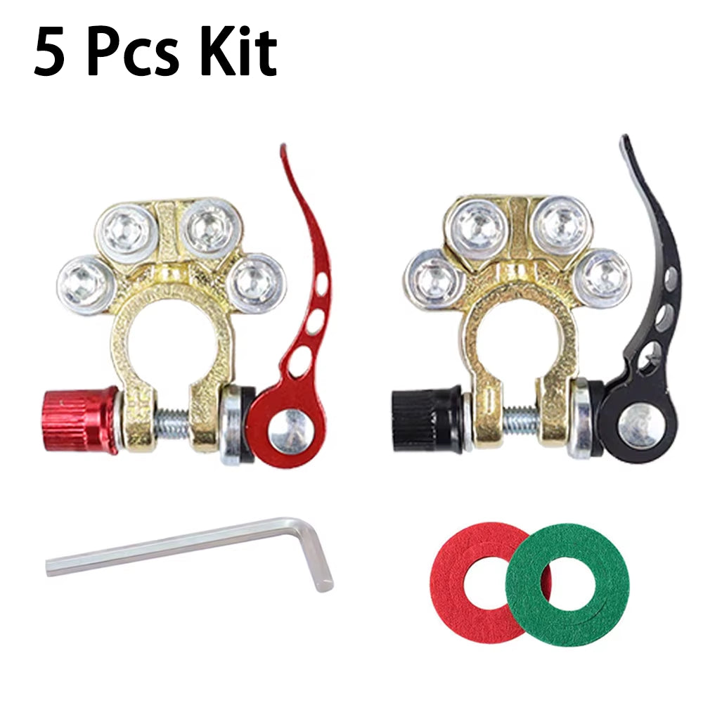 Auto Battery Quick Disconnect Terminal 22/21/5Pcs Car Battery Connector Kit Battery Universal Cable Adapter Vehicles SUV Truck