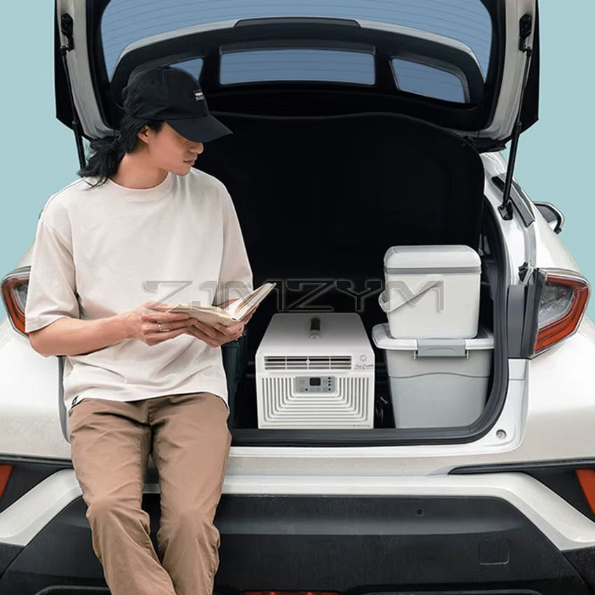 Portable Camping Tent Air Conditioner Low Noise Mini Air Conditioning for Bedroom Motorhome Camper Van Truck