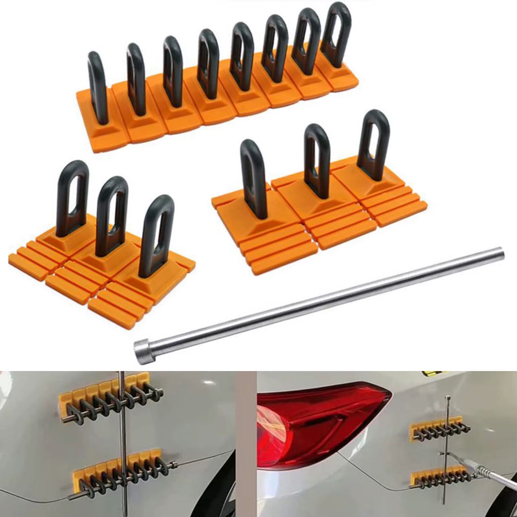 Car Paintless Dent Repair Puller Tools Handle Lifter Glue Tabs Powerful Body Repair Dent Remover Tool Kit for Auto Dent Repair