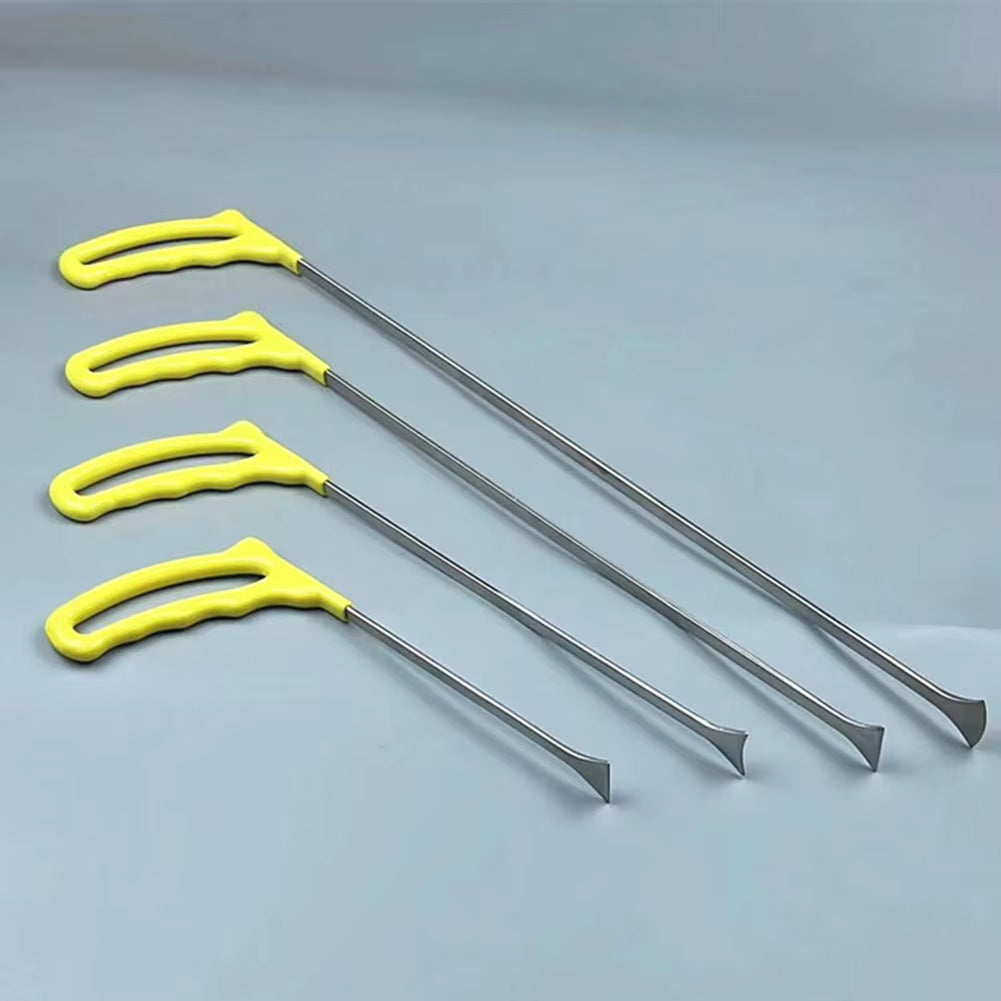 PDR Car Paintless Dent Repair Tools Crowbar Bar Push Rod Hooks Automotive Hand Tool Silver Universal Fitment 21Cm/31Cm/41Cm/51Cm