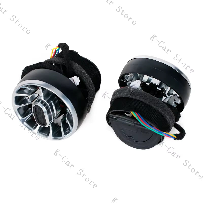 Car LED Front Dashboard AC Air Condition Vent Outlet Accessories for Mercedes Benz Smart Turbo Vent Outlet Trim