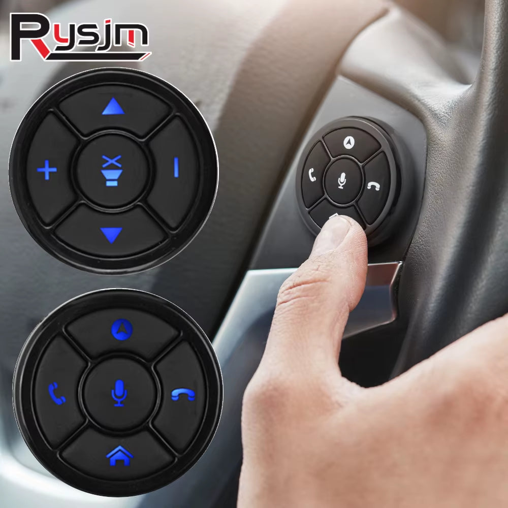 HD 10 Key Wireless Car Steering Wheel Control Button Universal for Auto Car DVD GPS Navigation Radio Remote Control Buttons