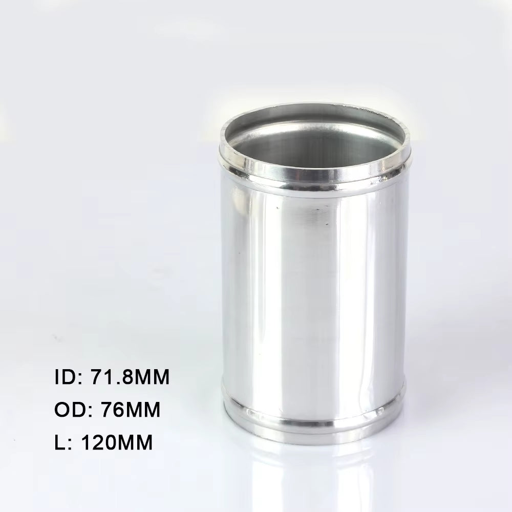 Air Intake Aluminum Tube 51/57/63/70/76Mm for Connecting Cold Air Intake Hose DIY Tube for Engine Air Flow Tuning