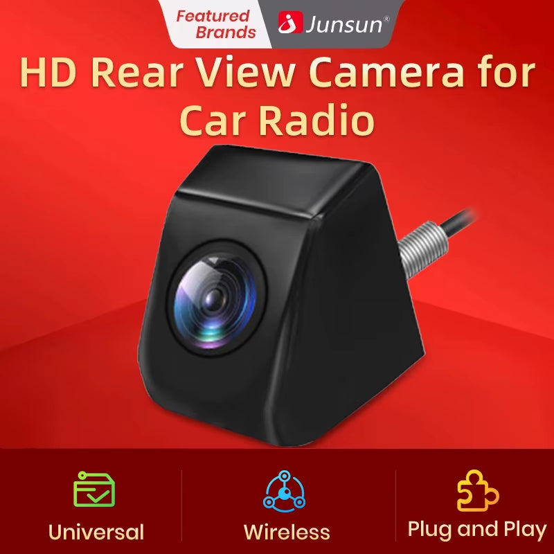 Car Rearview Camera Resolution Waterproof 120°Wide-Angle Reverse Backup Parking Camera Only for  DVD