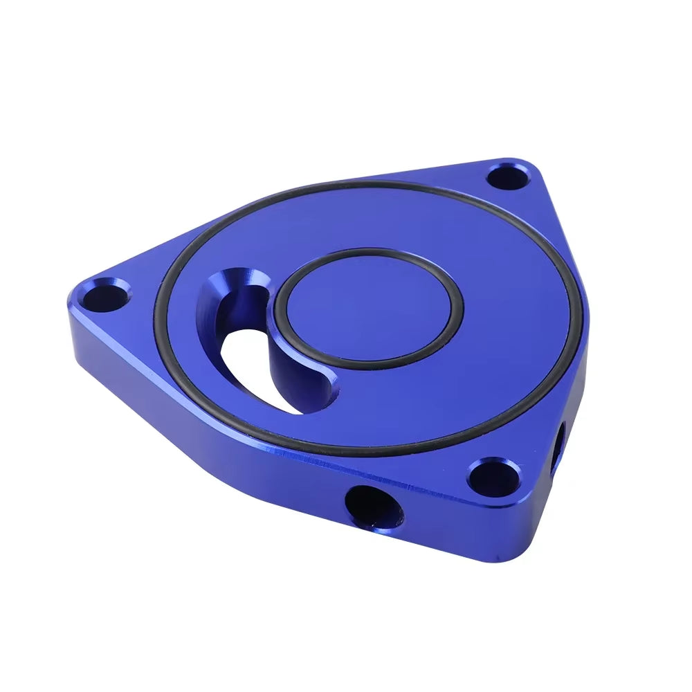 Silver Black Red Turbo Blow off Valve Plate Spacer Performance for 2015-2021 Honda Civic 1.5T Coupe BOV Billet Engine