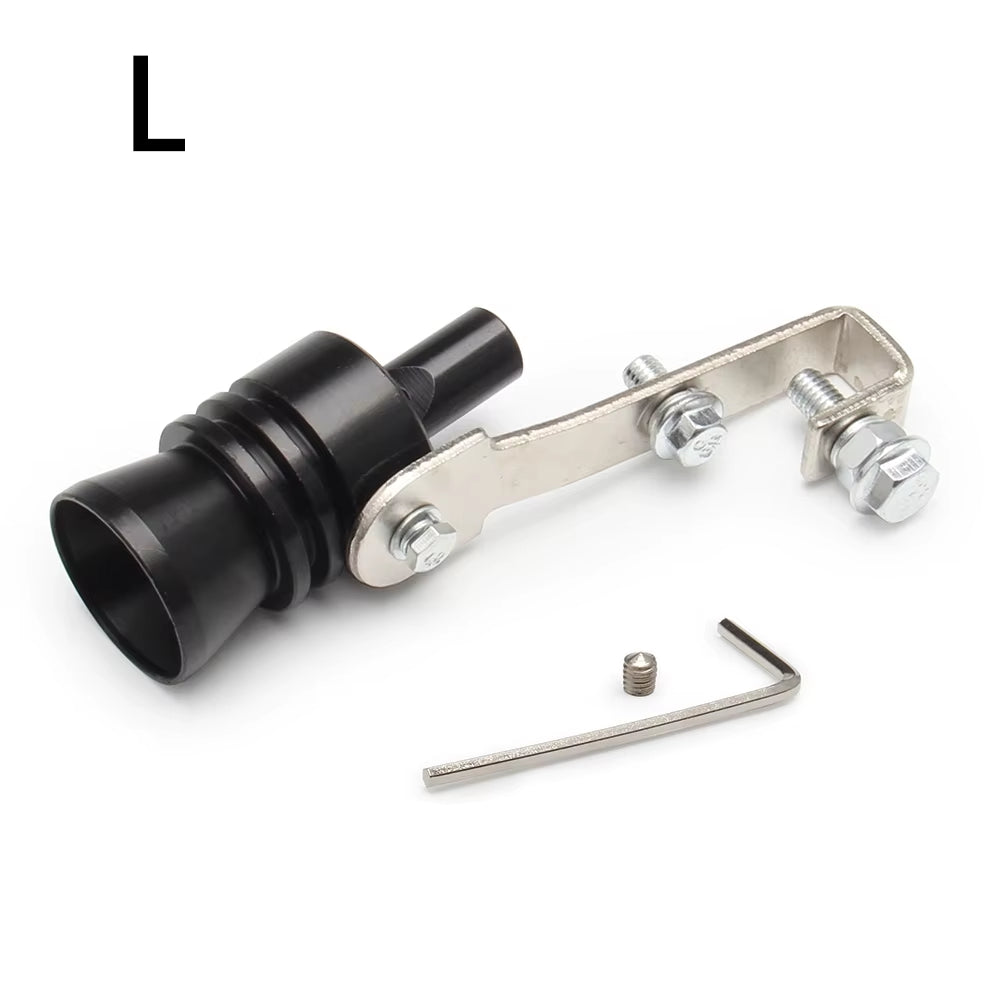 Universal Simulator Whistler Exhaust Fake Turbo Whistle Pipe Sound Muffler Blow off Car Styling Tunning S/M/L/XL