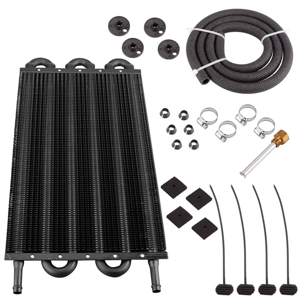 Universal Car Air Conditioning Tube Accessories 4 Rows 6 Rows 8 Rows Belt Condenser Tube Auto-Manual Radiator Converter Kit ﻿