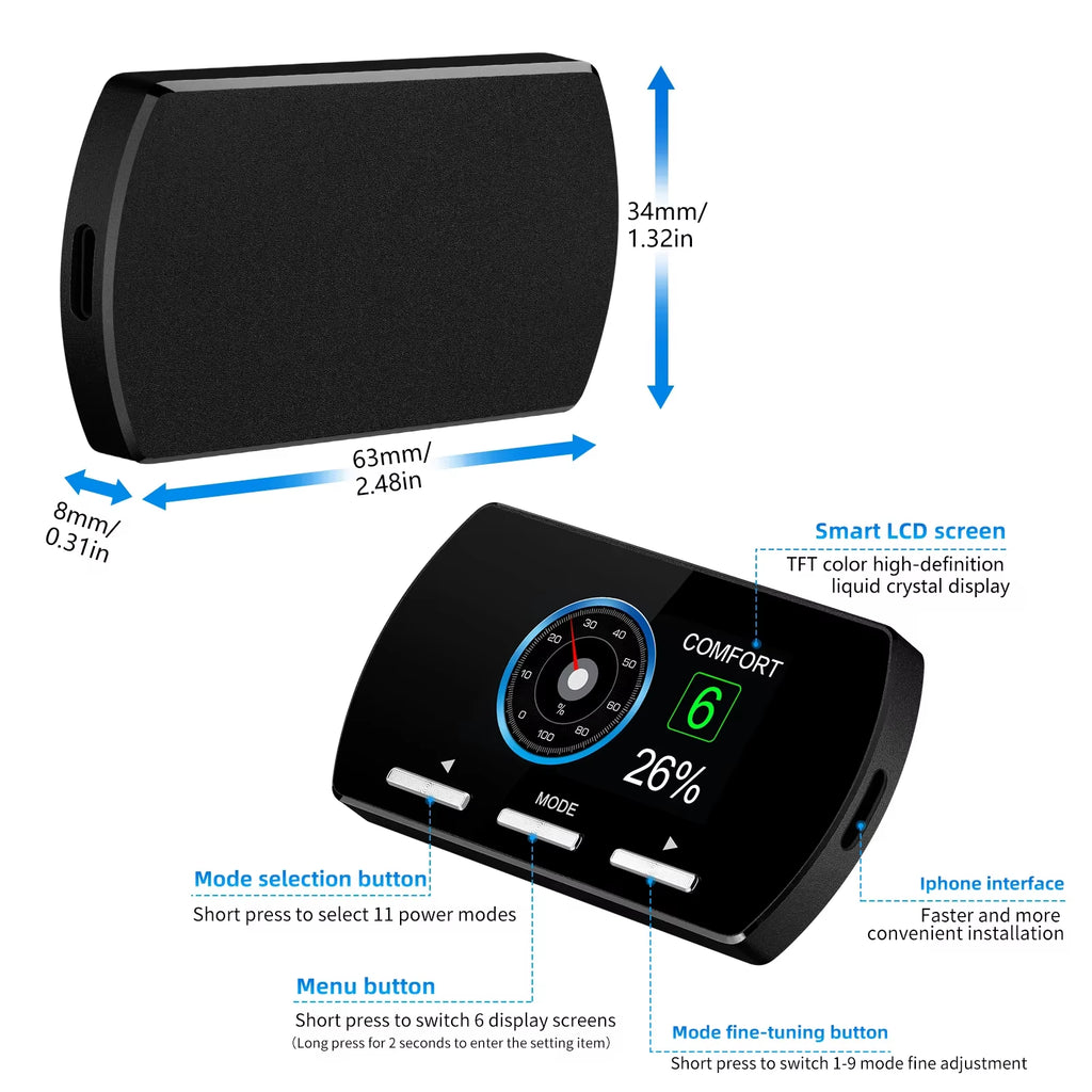 Racing Accelerator Car Booster Throttle Response Controller Shift Power Delay Pedal for Dodge RAM 1500 2019 2020 for NISSAN