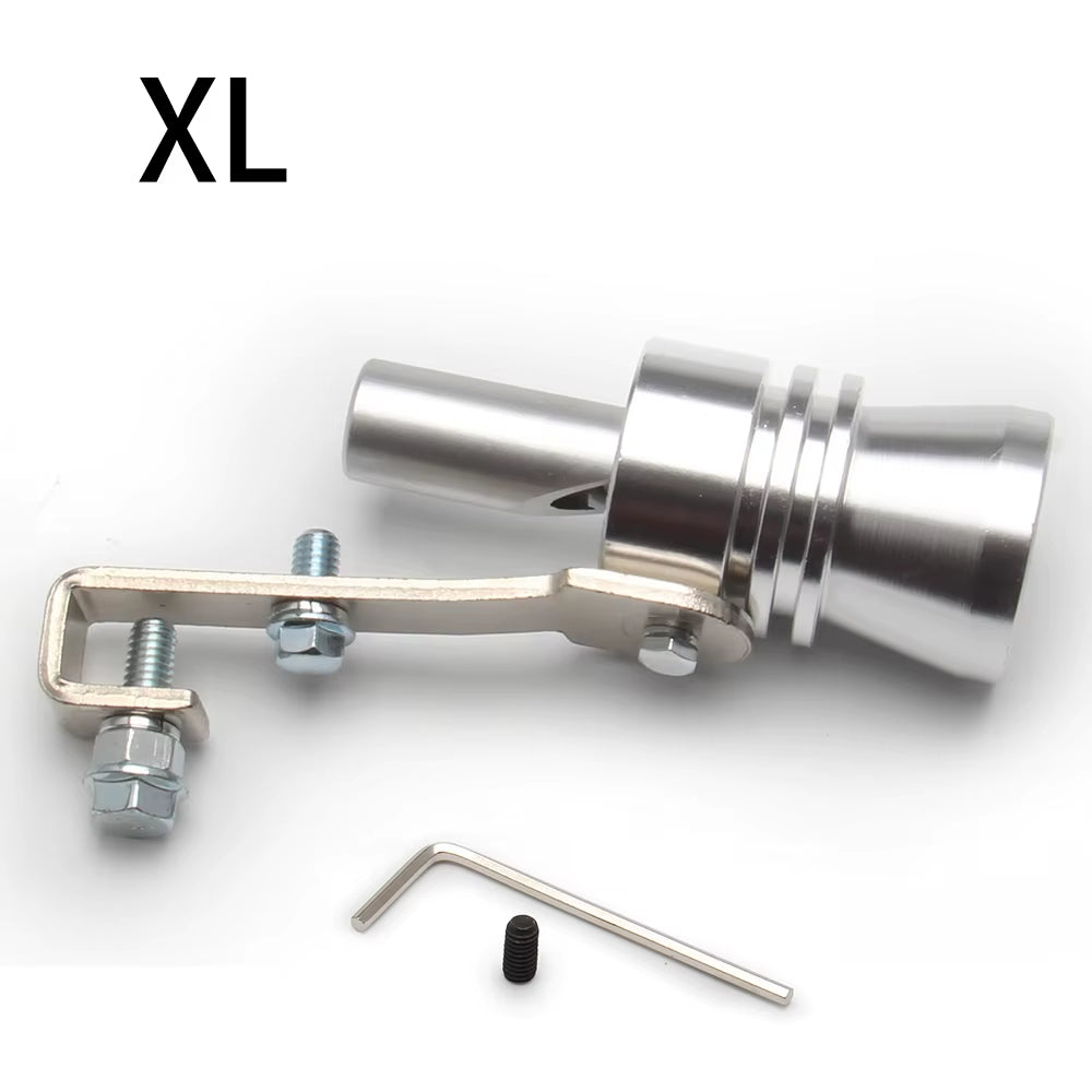 Universal Simulator Whistler Exhaust Fake Turbo Whistle Pipe Sound Muffler Blow off Car Styling Tunning S/M/L/XL
