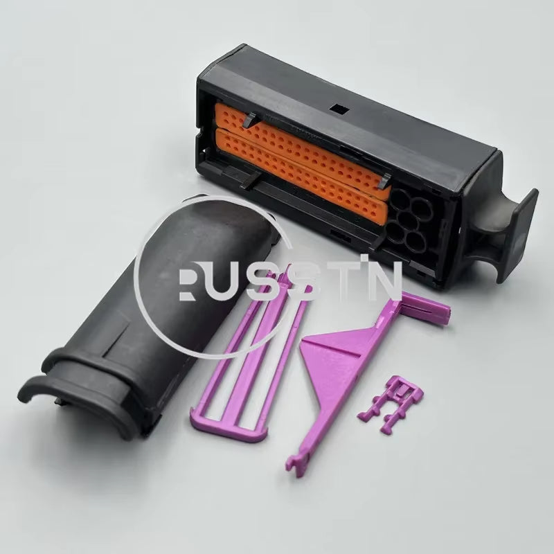 1 Set 81 Pin 1J0906385C 1J0 906 385C ECU Automotive Tyco Connector Electrical Car Wiring Plug AC Assembly 368376-1