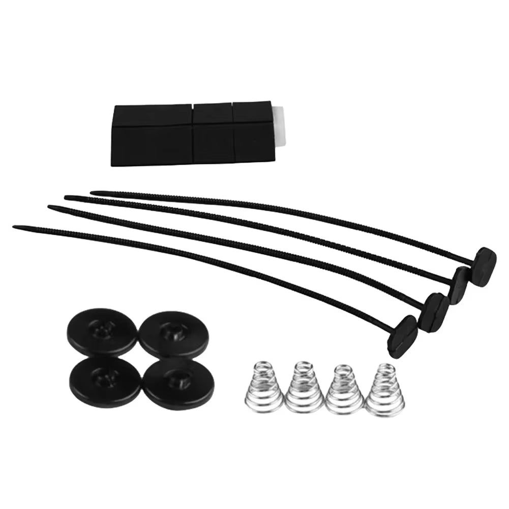 Universal Electric Cooling Radiator Auto Fan Mounting Kit Zip Ties Straps Tabs Brackets Car Accessories Parts