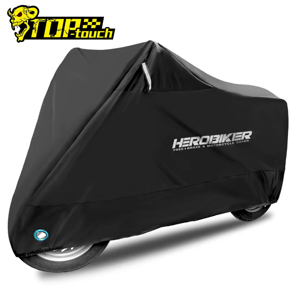 Motorcycle Cover Universal Waterproof Accessories Outdoor Sunscreen Rain for Scooter Bicycle Uv Dustproof Protective Cover M-4XL