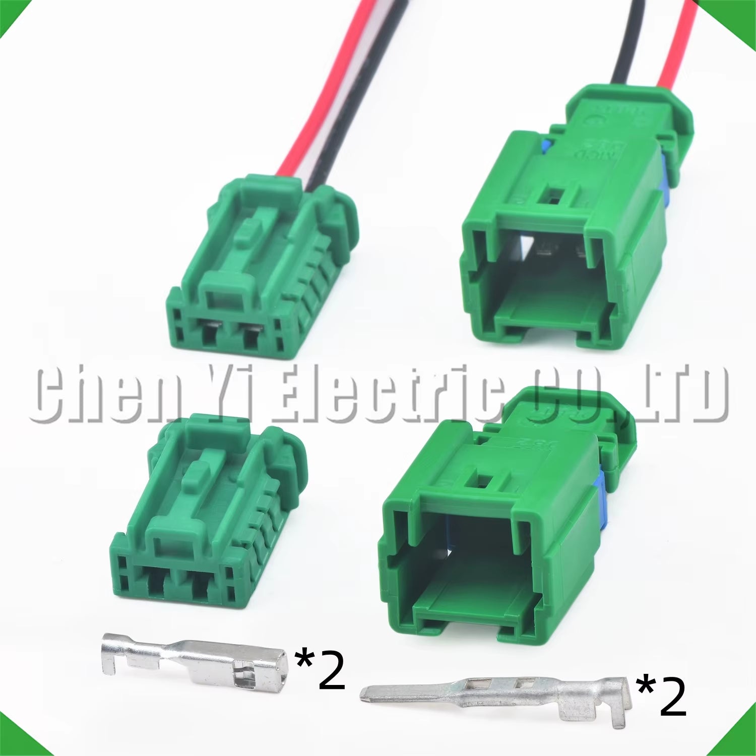 2 Pin Automotive Connectors Blower Motor Heater Fan Resistor Wire Harness Plug 98824-1021 98824-1025 for Nissan Citroen C5 C3 C2