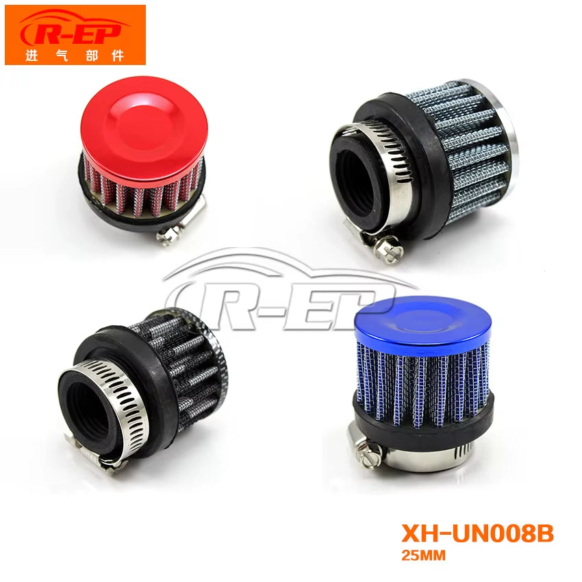 2018 New Universal Car round Conical Air Filters 25 MM Clip-On Auto Cold Air Mini Filters Air Intakes Parts Air Intakes Parts