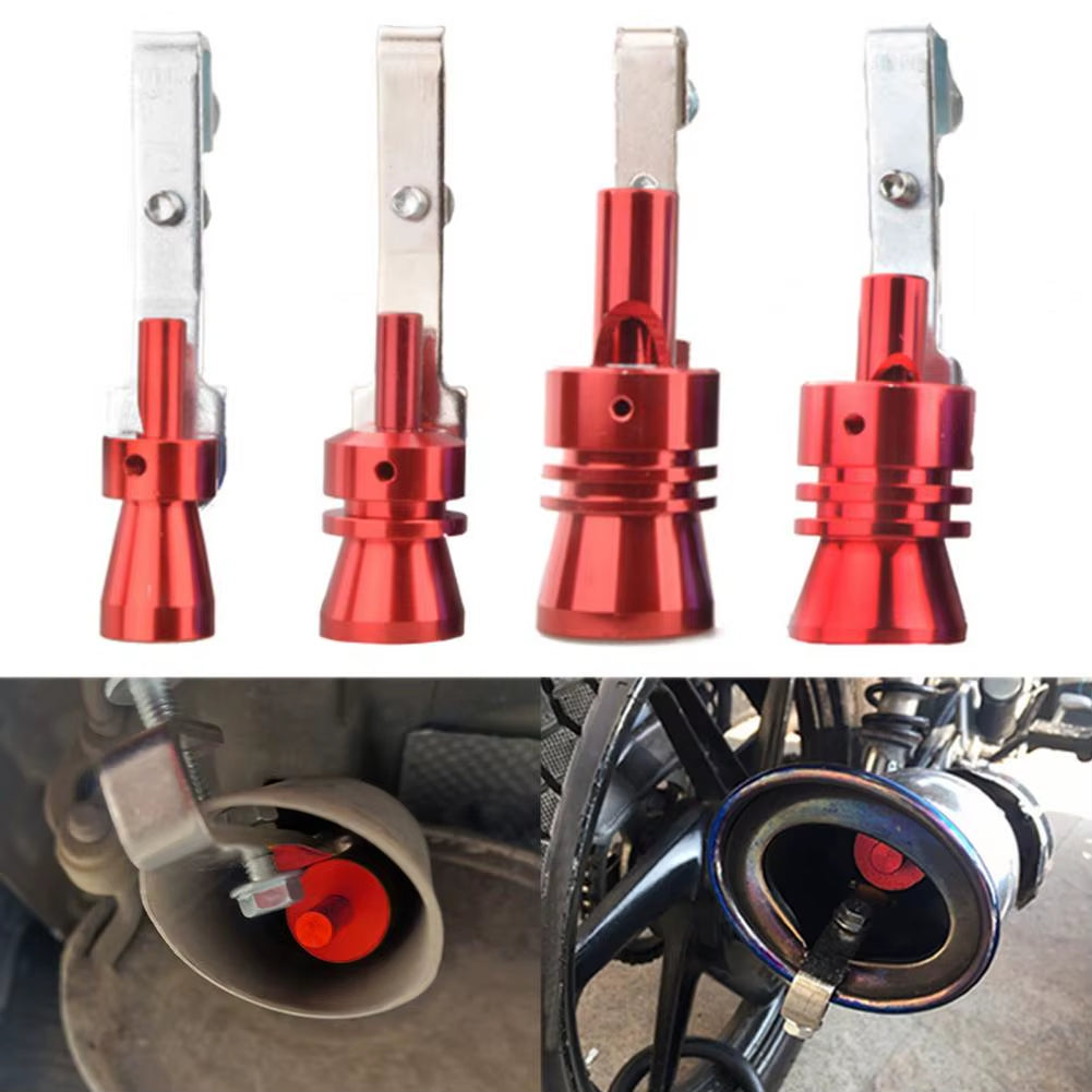 Car Turbo Whistle Aluminum Alloy Car Turbo Whistle Enhance Motorcycle Tailpipe Noise with Universal Turbo Sound for Sound