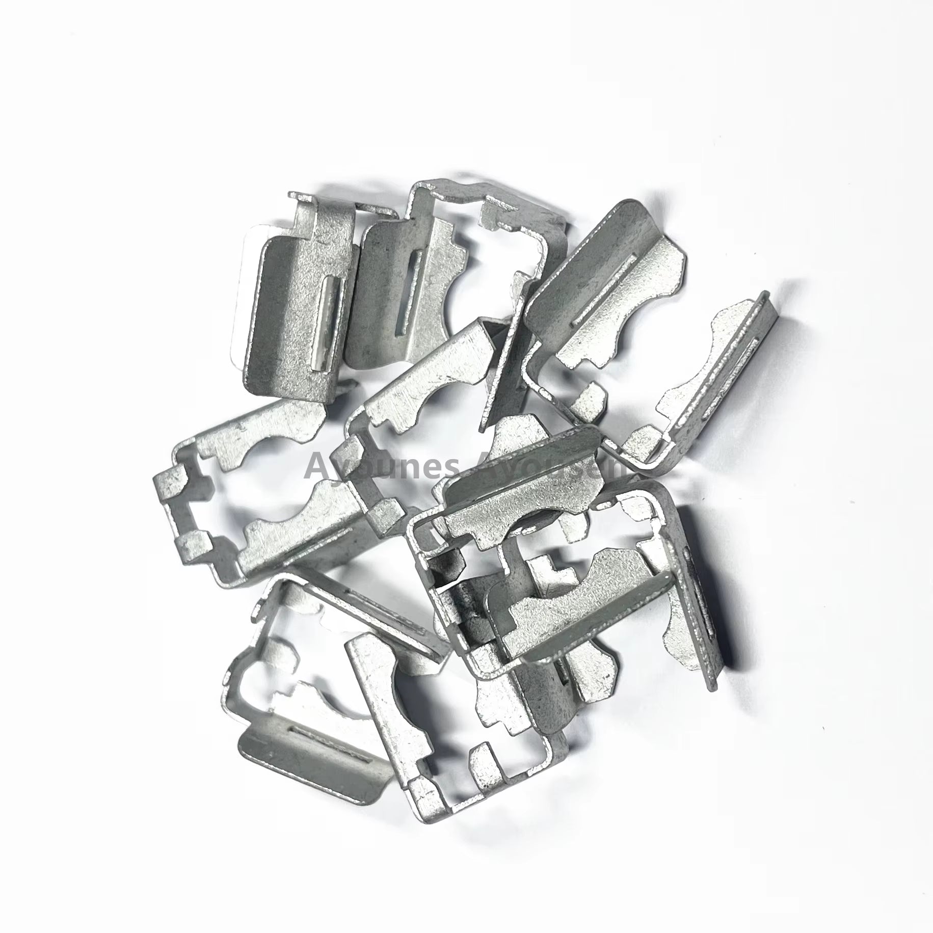 10Pieces Auto Parts Fuel Injector Metal Fastener Clips Rail Clip (MC502)