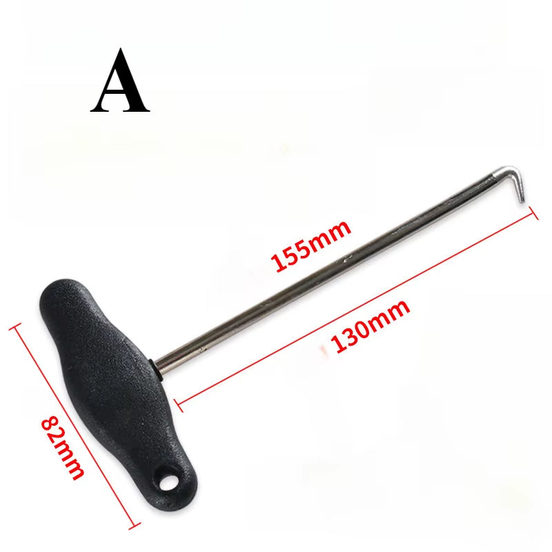 1Pc T-Handle Tools Detachable Hook and Air Conditioning Port Cleaning Tools for Dismantling Instrument Cluster Extractors