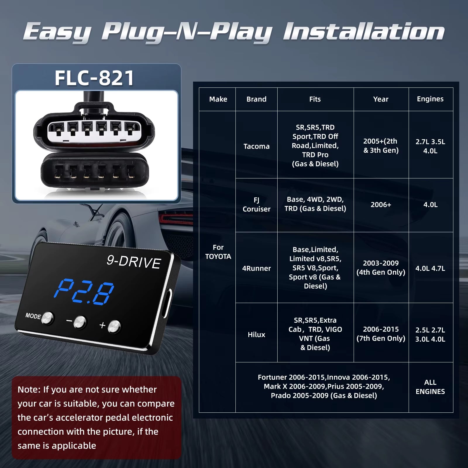 Racing Accelerator Car Booster Throttle Response Controller Shift Power Delay Pedal for Dodge RAM 1500 2019 2020 for NISSAN