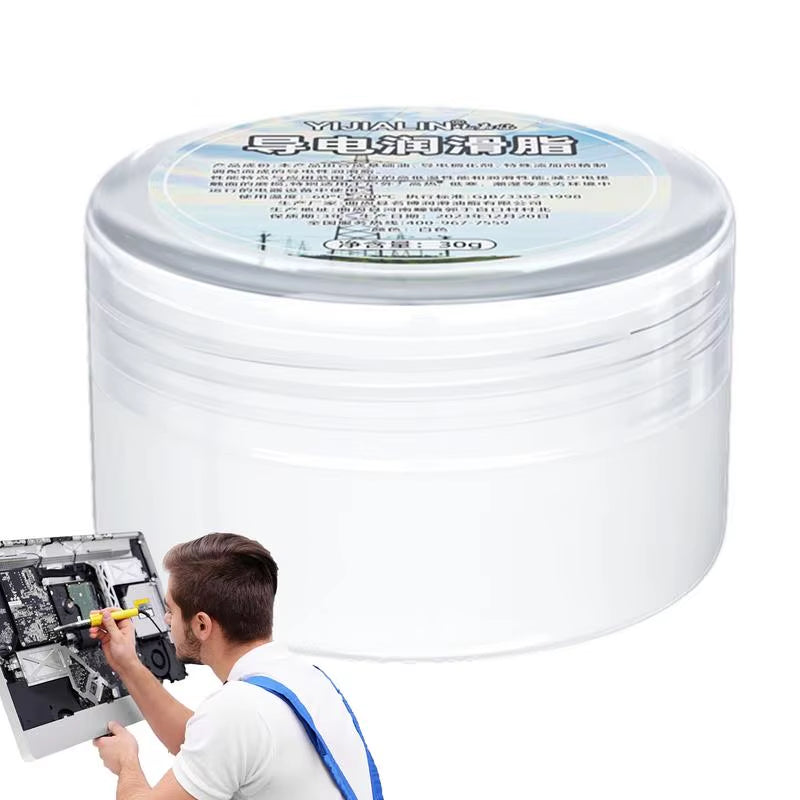 Electrical Contact Grease 30G Multi-Function Grease Electrical Dielectric Gel Improves Current Flow Electronics Lubricant For