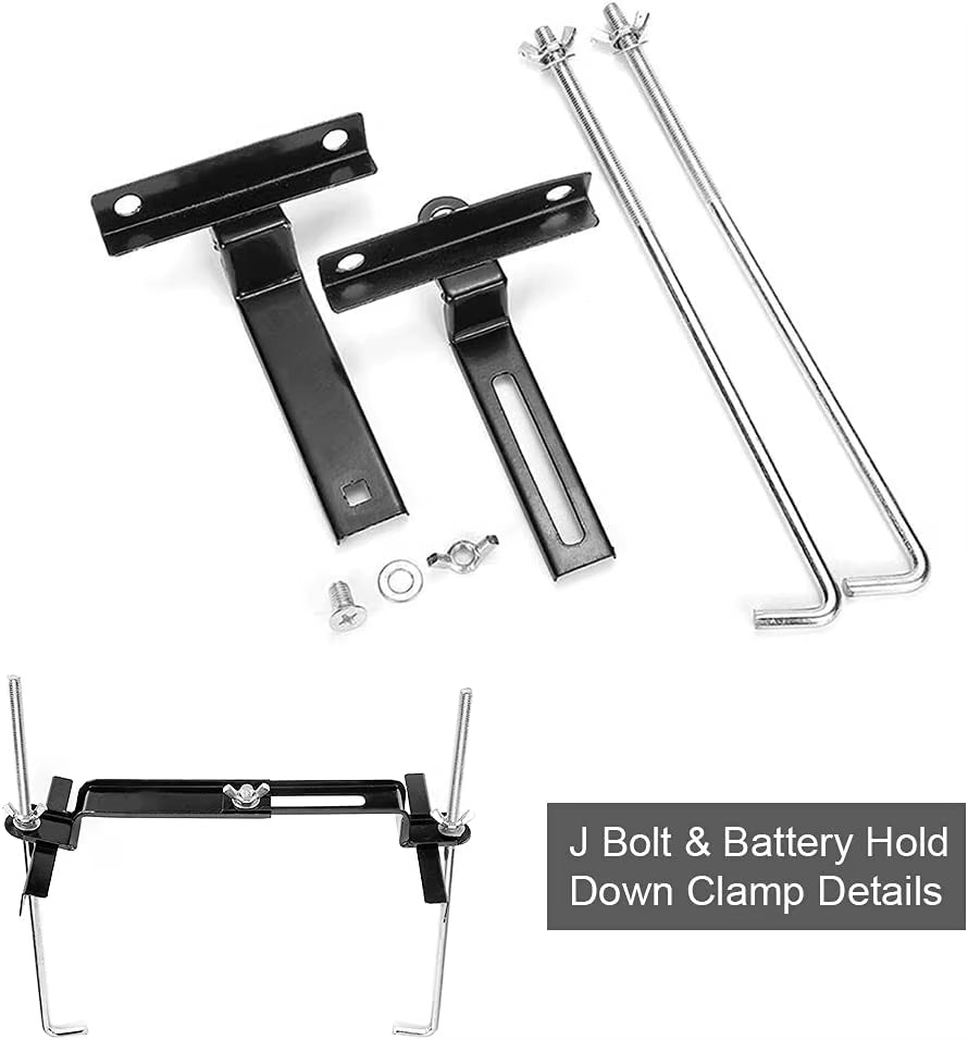 Universal 27Cm Battery Tray Bracket Storage Battery Holder Tray Mount Hold down Clamp Bracket Kit Car Accessory for Auto SUV