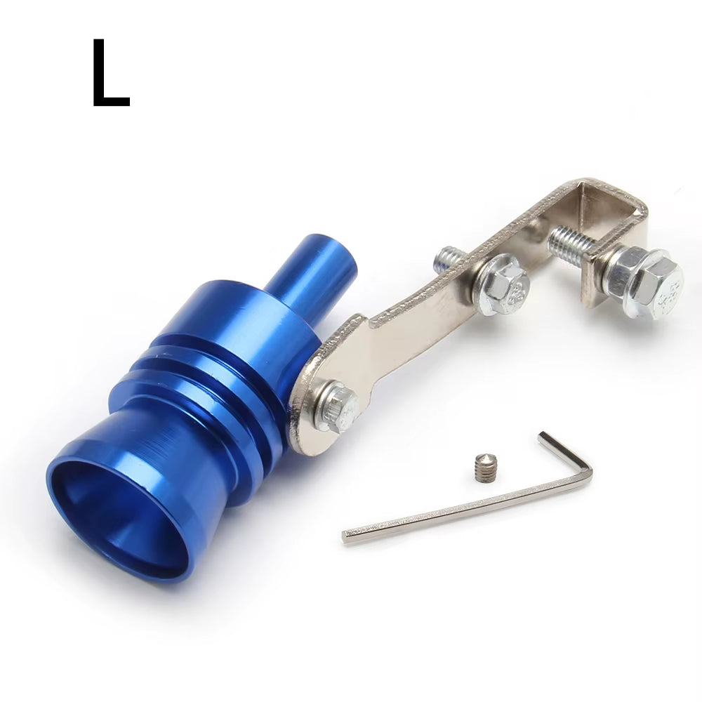 Universal Simulator Whistler Exhaust Fake Turbo Whistle Pipe Sound Muffler Blow off Car Styling Tunning S/M/L/XL