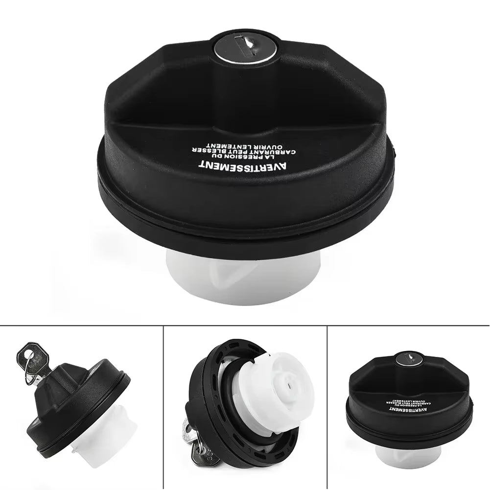 Lockable Gas Fuel Tank Cover for for Jeep for Dodge RAM 1500 2002-2013 Locking Gas Fuel Cap W/2 KEY 5278655AB 2001-16