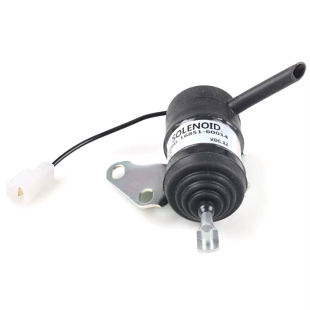 16851-60014 16851-60010 12V Stop Solenoid for Kubota RTV900R RTV900S RTV900T RTV900W Fuel Shutdown Shut off Solenoid