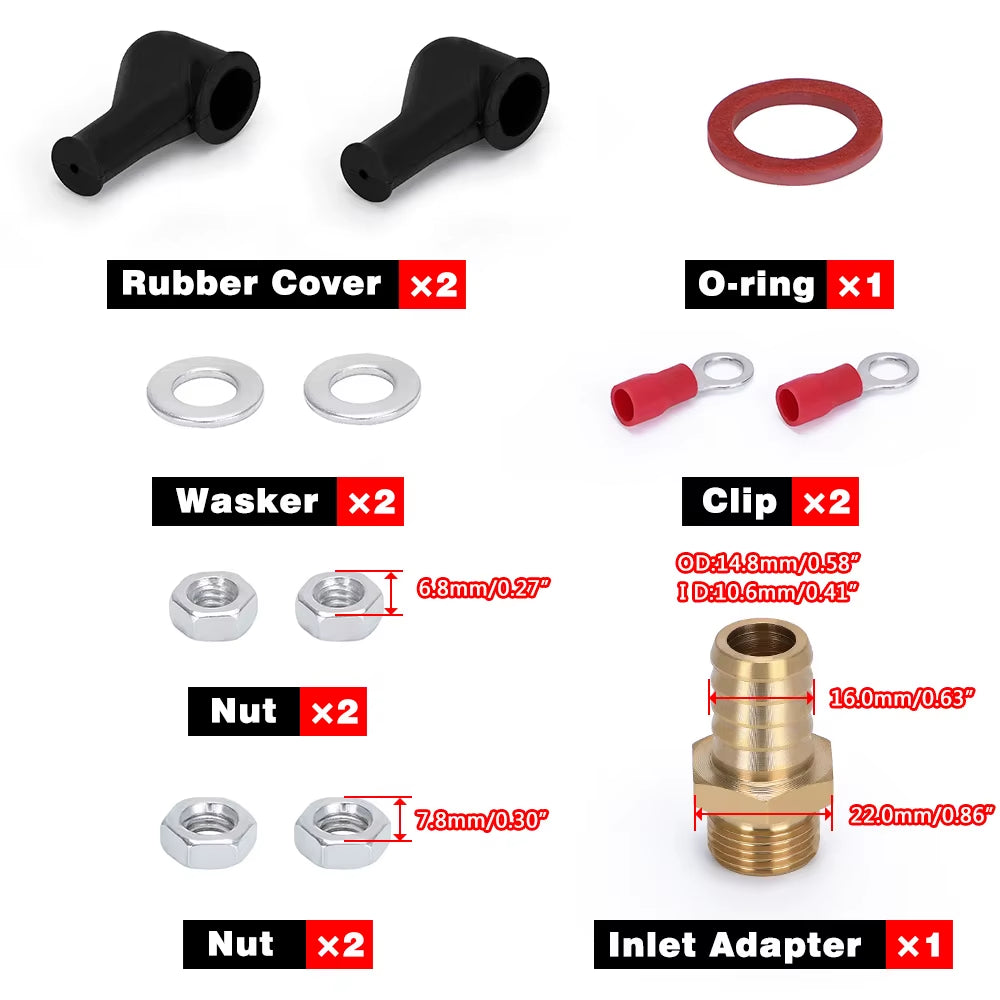 VR - TOP QUALITY External Fuel Pump 044 OEM:0580 254 044 Poulor 300Lph Come with  Pack VR-FPB044