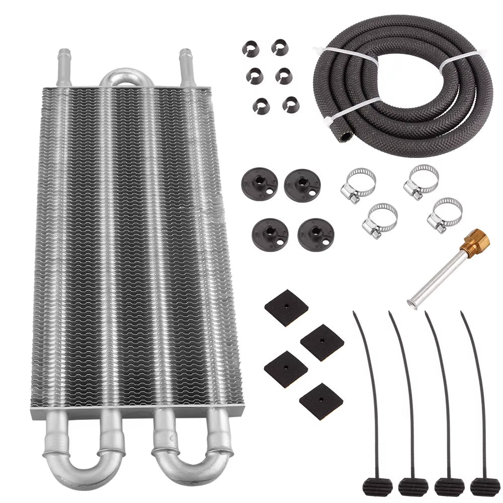 Universal Car Air Conditioning Tube Accessories 4 Rows 6 Rows 8 Rows Belt Condenser Tube Auto-Manual Radiator Converter Kit ﻿