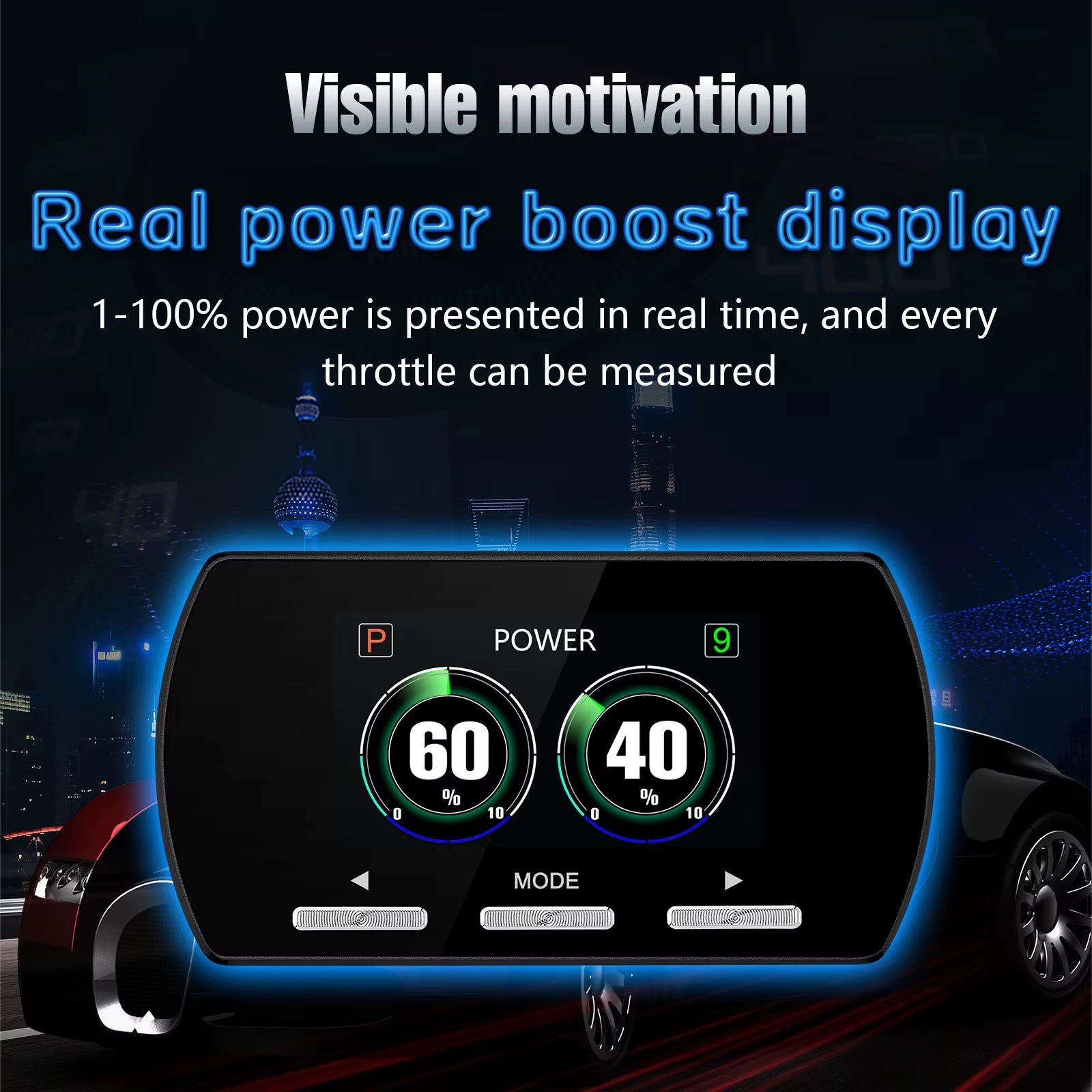 Car Electronic Throttle Controller Accelerator Tuning for Car 9 Drives 5 Modes Racing Accelerator Potent Booster for All Cars