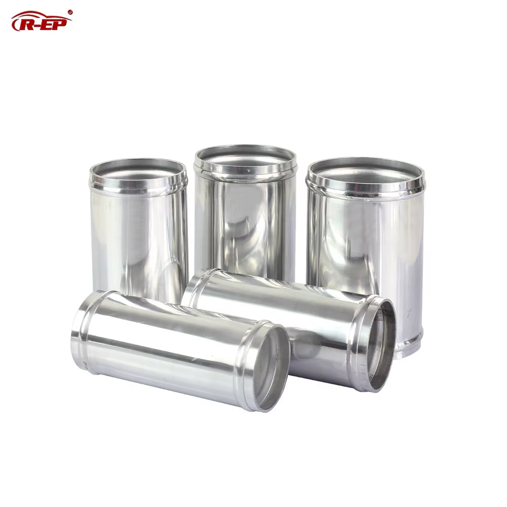 Air Intake Aluminum Tube 51/57/63/70/76Mm for Connecting Cold Air Intake Hose DIY Tube for Engine Air Flow Tuning