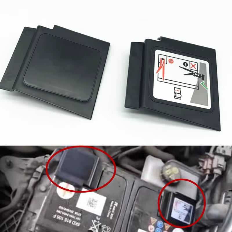 Car Battery Dust Cover Positive&Negative Pole Protection Cap for Vw Passat B8 CC Golf 7 MK7 Tiguan Scirocco Bora Octavia A3 Q3