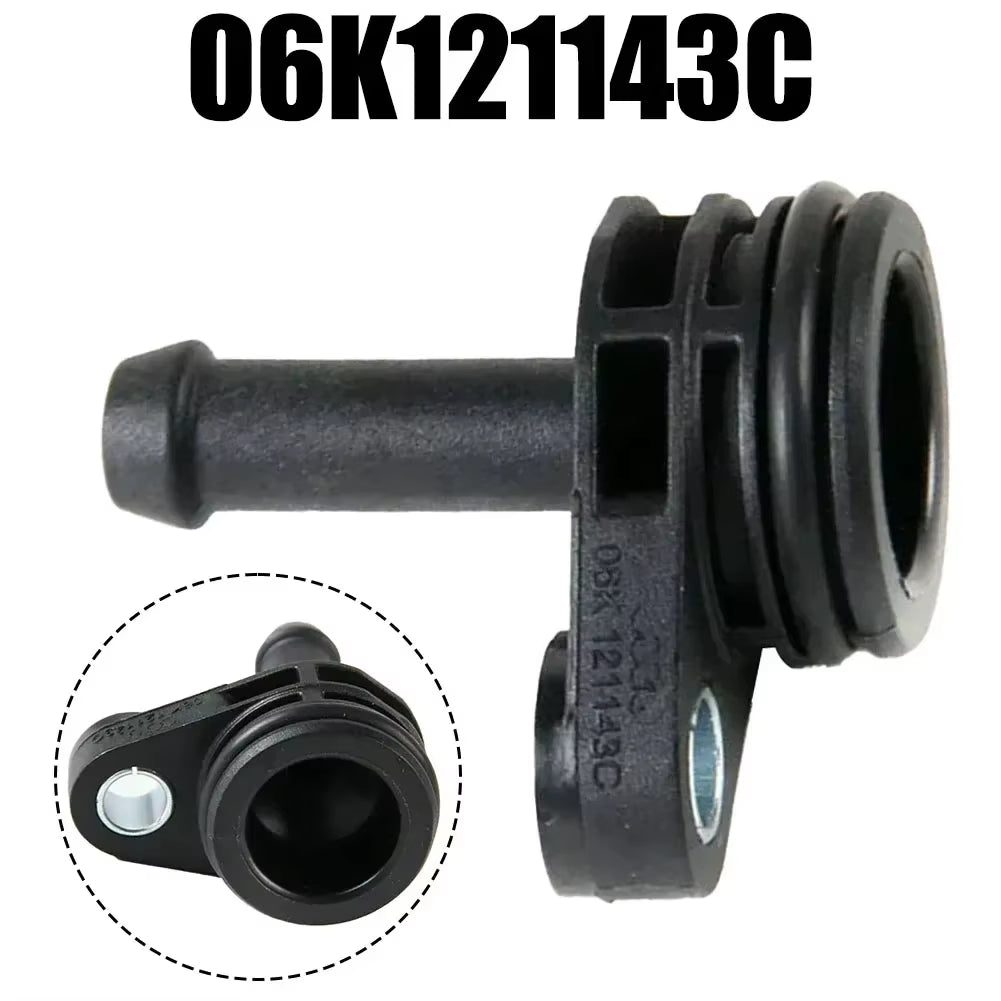 Car Radiator Coolant Hose Adapter Flange Kit for Passat for A4 06K121143 Black Car Accessories Tools