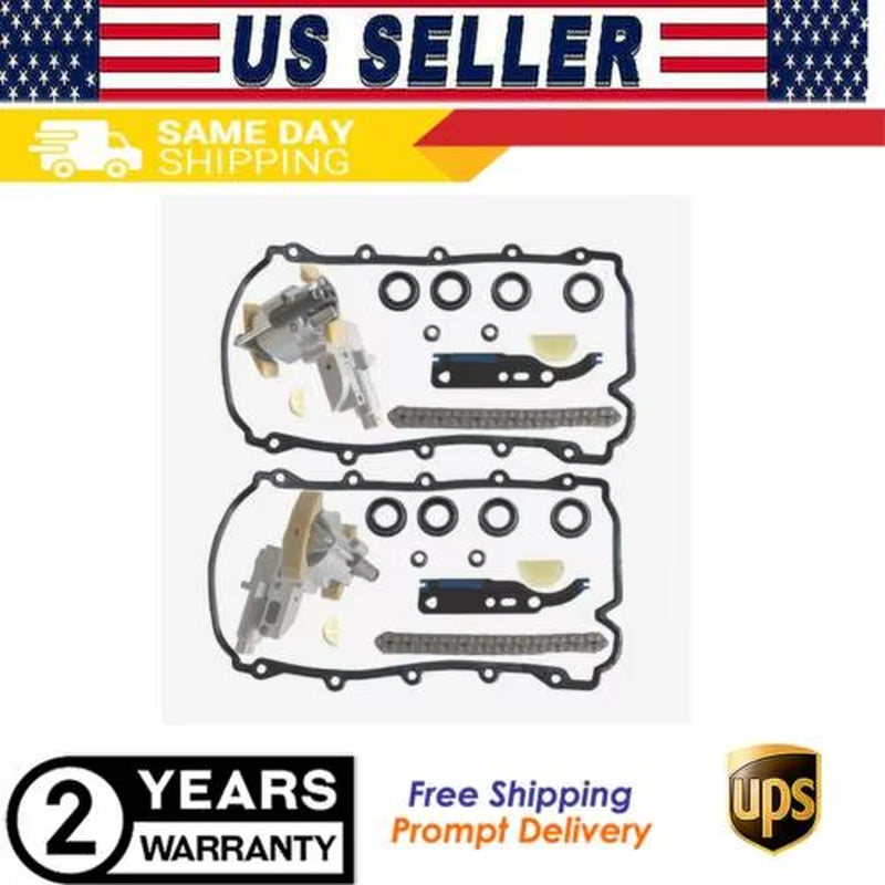 AP01 Pair Timing Chain Tensioner Kit for Audi A6 A8 RS6 S6 S8 VW Phaeton Touareg V8 4.2L 077109087P 077109088P 077 109 087 P