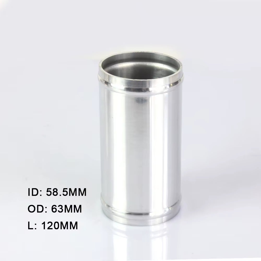 Air Intake Aluminum Tube 51/57/63/70/76Mm for Connecting Cold Air Intake Hose DIY Tube for Engine Air Flow Tuning