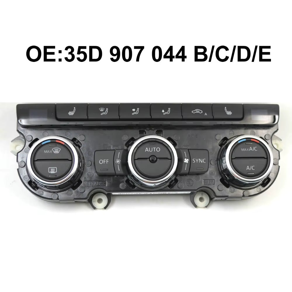 Brand New Air Condition Control Switch Panel AC Seat Heater for Passat B7 CC Tiguan Golf 6 35D 907 044 35D907044ABCDEF