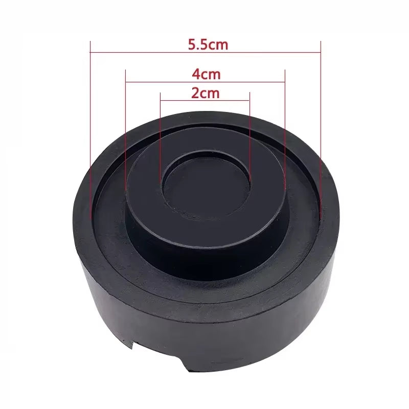 1Pcs Car Lift Jack Stand Rubber Pads Square Slotted Frame Rail Floor Jack Guard Adapter Pad Universal Jack Pad Auto Repair Kit