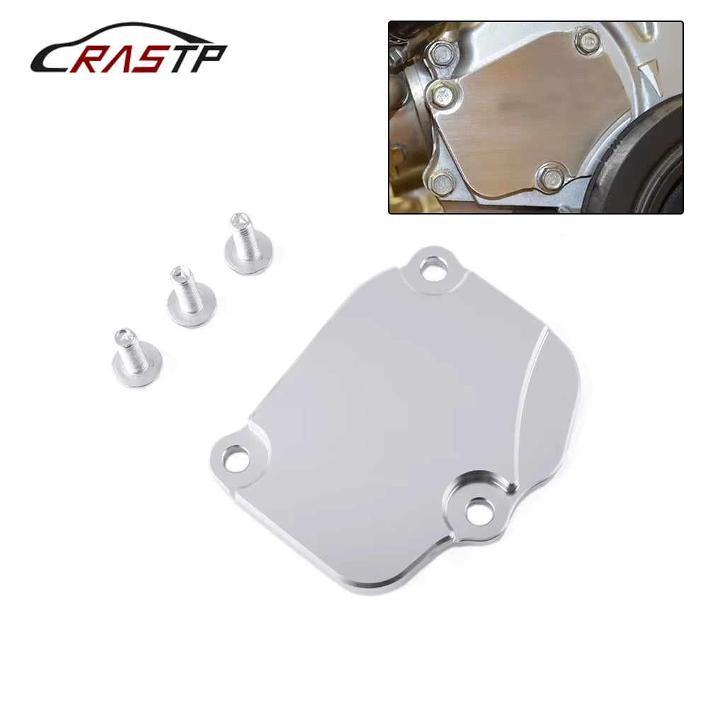 -Aluminum Tensioner Cover Plate Fit for K24 K20 Engine CIVIC RSX TSX Chain Cover RS-TC015