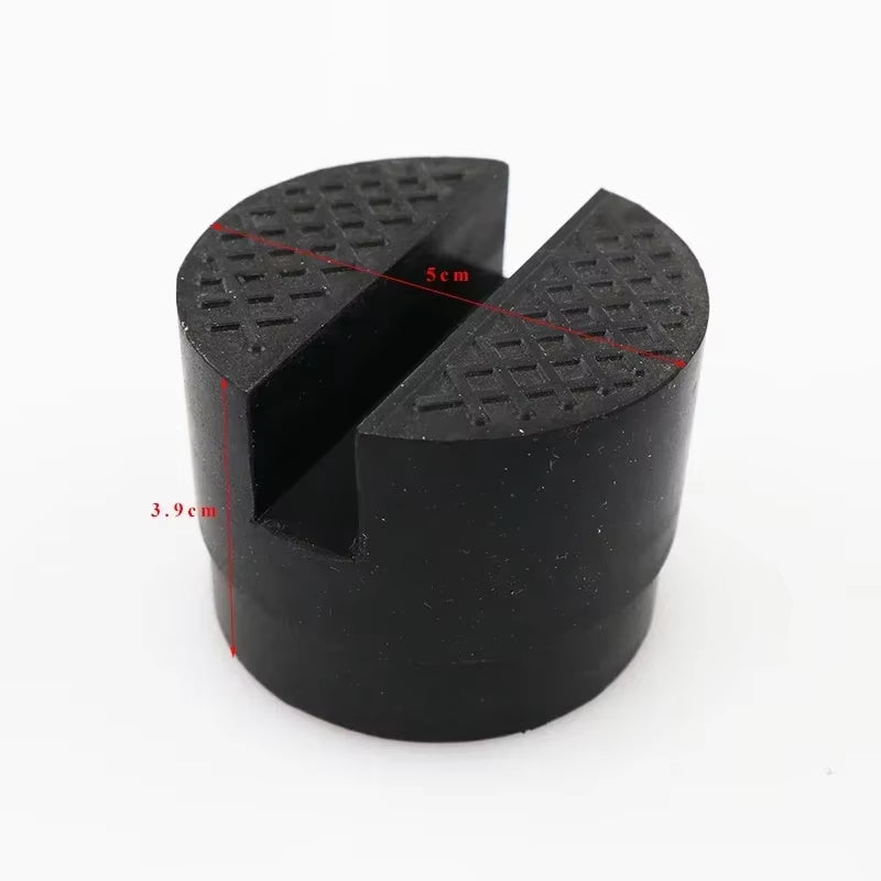 1Pcs Car Lift Jack Stand Rubber Pads Square Slotted Frame Rail Floor Jack Guard Adapter Pad Universal Jack Pad Auto Repair Kit