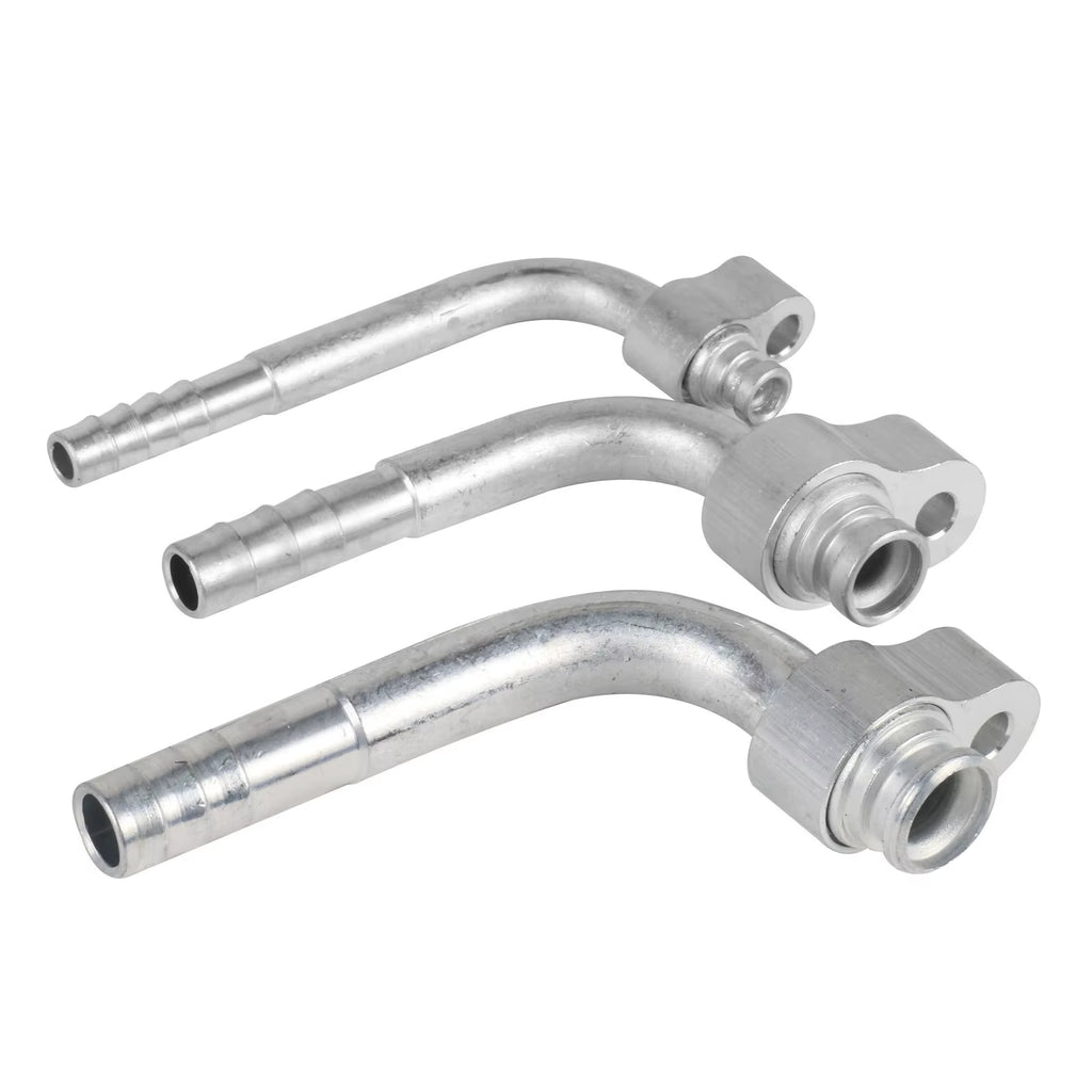 Autory Automotive Air Conditioning Active Platen Connector Radiator Evaporator Adapter R134A Fixture Hose Curved Straight