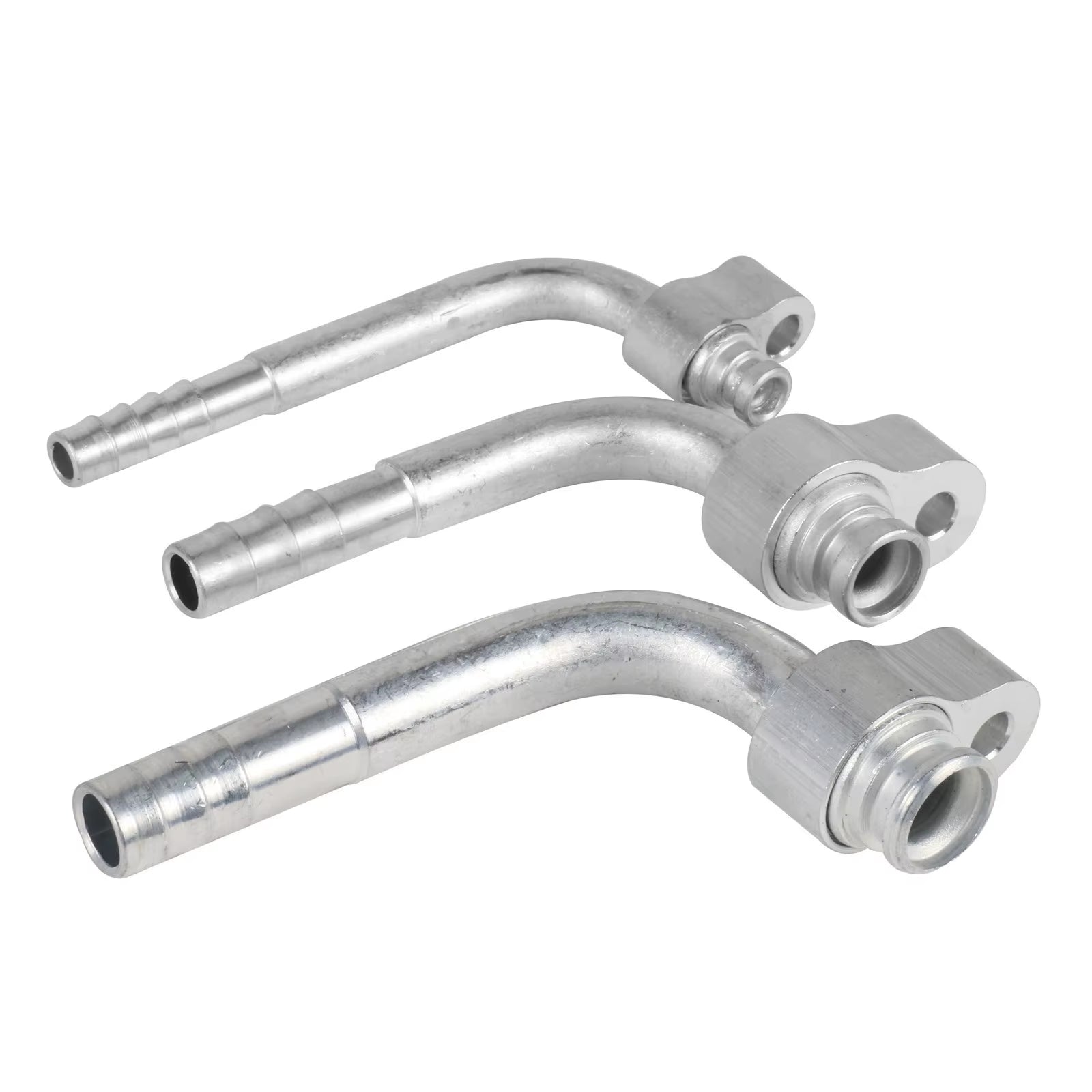 Autory Automotive Air Conditioning Active Platen Connector Radiator Evaporator Adapter R134A Fixture Hose Curved Straight